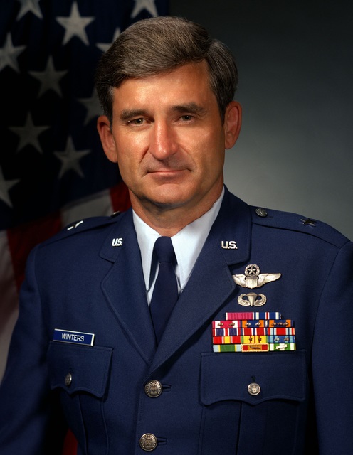 Brigadier General Charles P. Winters, USAF (uncovered)
