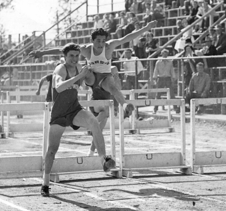 Wally Mason (Right) Dorsey High Track
Team 1949.